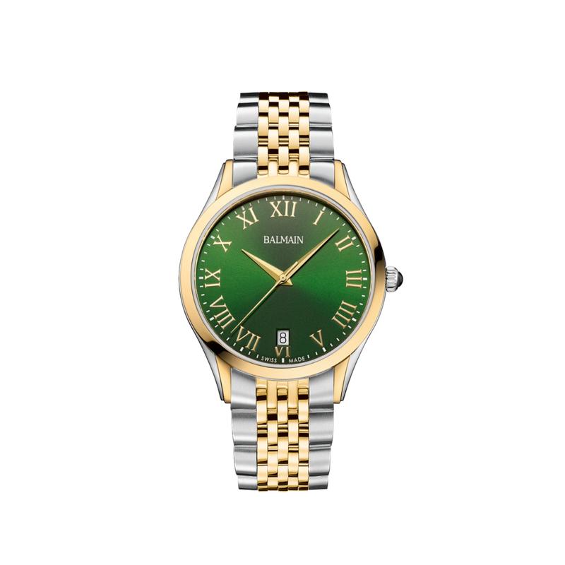 Balmain Classic R Gent Quartz Watch Green Dial