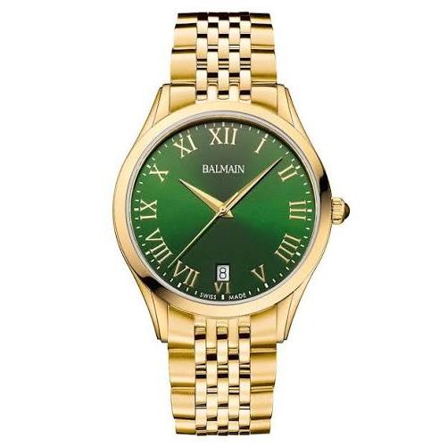 Balmain Classic R Gent Quartz Watch Green Dial