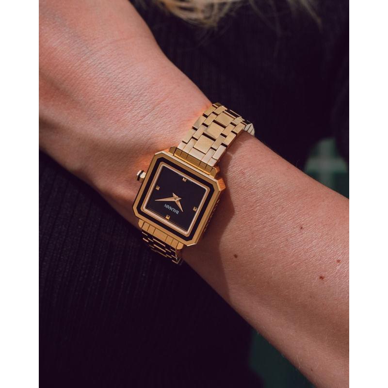 Balmain Eirini Square Quartz Watch Black Dial