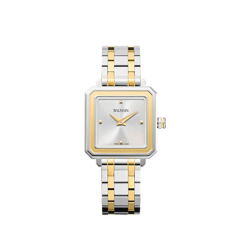 Balmain Eirini Square Quartz Watch Silver Dial