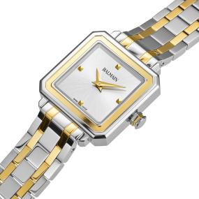 Balmain Eirini Square Quartz Watch Silver Dial