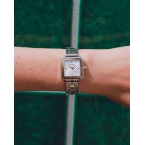 Balmain Eirini Square Quartz Watch Silver Dial