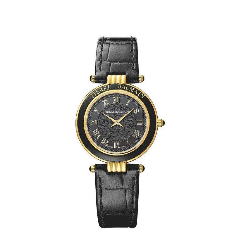 Balmain Haute Elegance Leather Strap Watch B81373212