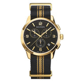 Balmain Madigral Chrono Black and Gold Nato Strap B74803164