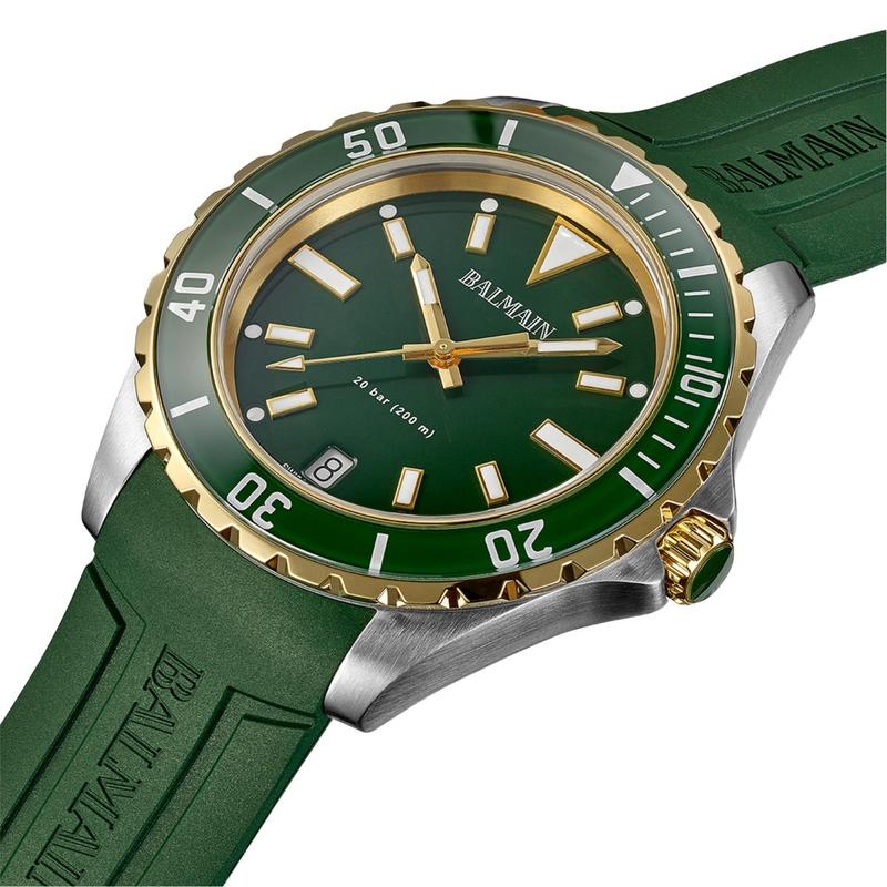 BALMAIN クォーツ クロノグラフ 腕時計 ビンテージ スイス製 Balmain Ophrys Men's Swiss Quartz Watch B43429275