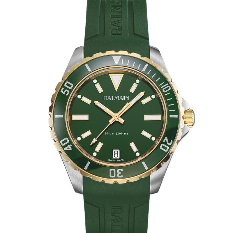 BALMAIN クォーツ クロノグラフ 腕時計 ビンテージ スイス製 Balmain Ophrys Men's Swiss Quartz Watch B43429275