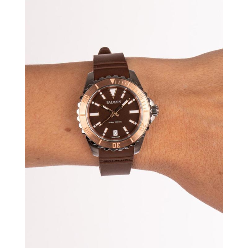 Balmain Ophrys Quartz Watch Brown Dial