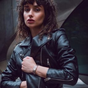 Balmain Taffetas Hexagonal Rose Gold PVD Swiss Quartz Watch