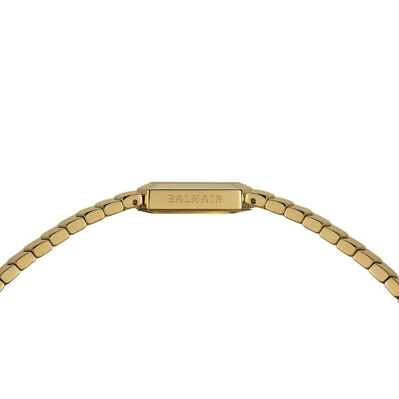 Balmain Taffetas Hexagonal Swiss Quartz Gold PVD Watch