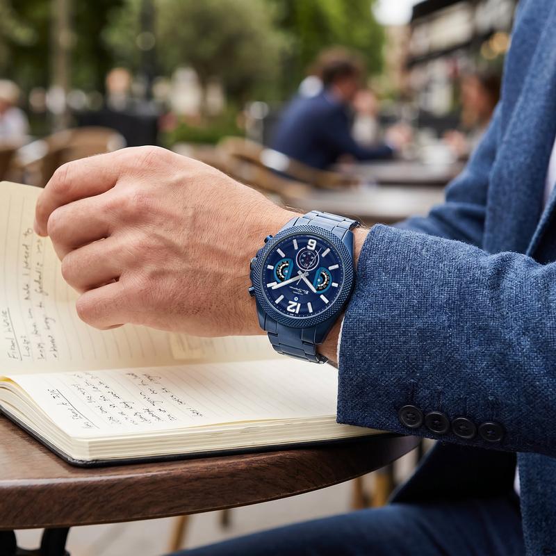 Ben Sherman Men's Blue Stainless Steel Chronograph Watch