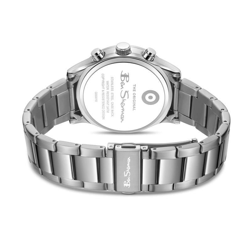Ben Sherman Men's Stainless Steel Blue Chronograph Watch