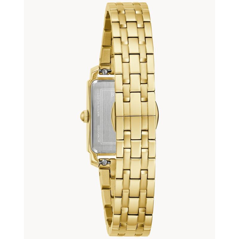 Bulova Elegant Sutton Women's Gold-Tone Stainless Steel Mother-of-Pearl Quartz Watch