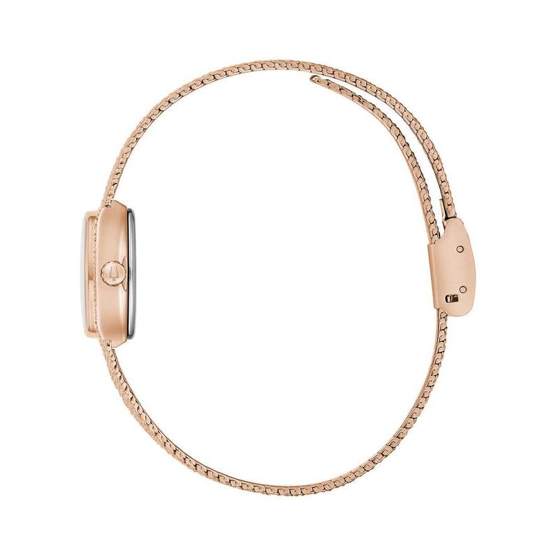 Bulova Goddess of Time Tiger's Eye Rose Gold Women's Watch