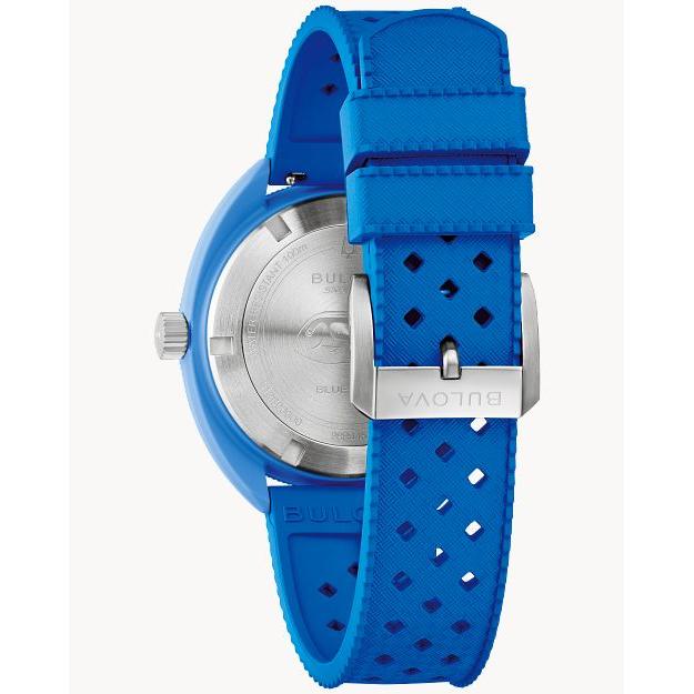 Bulova Snorkel Blue Dial HNBR Rubber Dive Watch