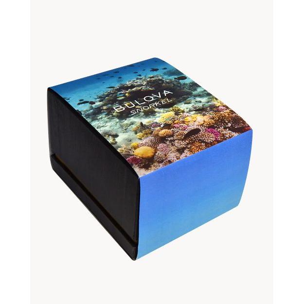 Bulova Snorkel Blue Dial HNBR Rubber Dive Watch