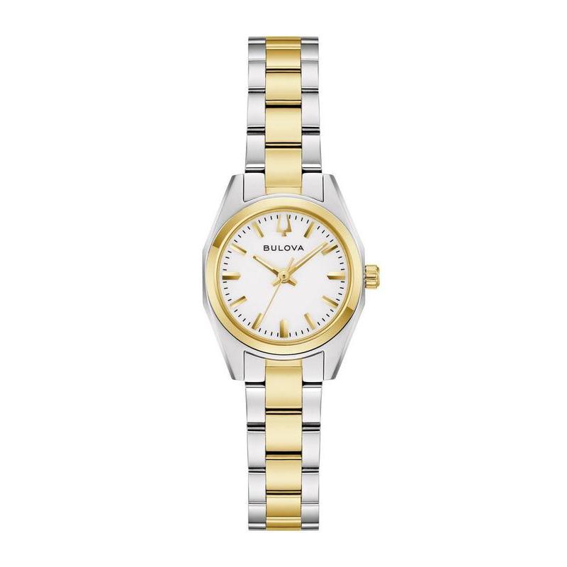 Bulova Surveyor Two-Tone Ladies Quartz Watch