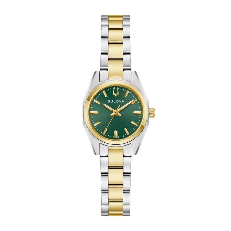 Bulova Surveyor Two-Tone Ladies Quartz Watch