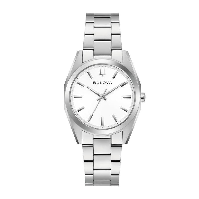 Bulova Women's Surveyor Silver Stainless Steel Watch