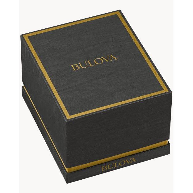 Bulova Women's Sutton Rose Gold-Tone Automatic Watch with Blue Leather Strap