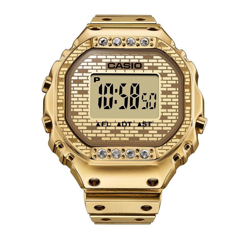 CASIO CRW-001JB-9 J Balvin Collaboration Digital Ring Watch Gold