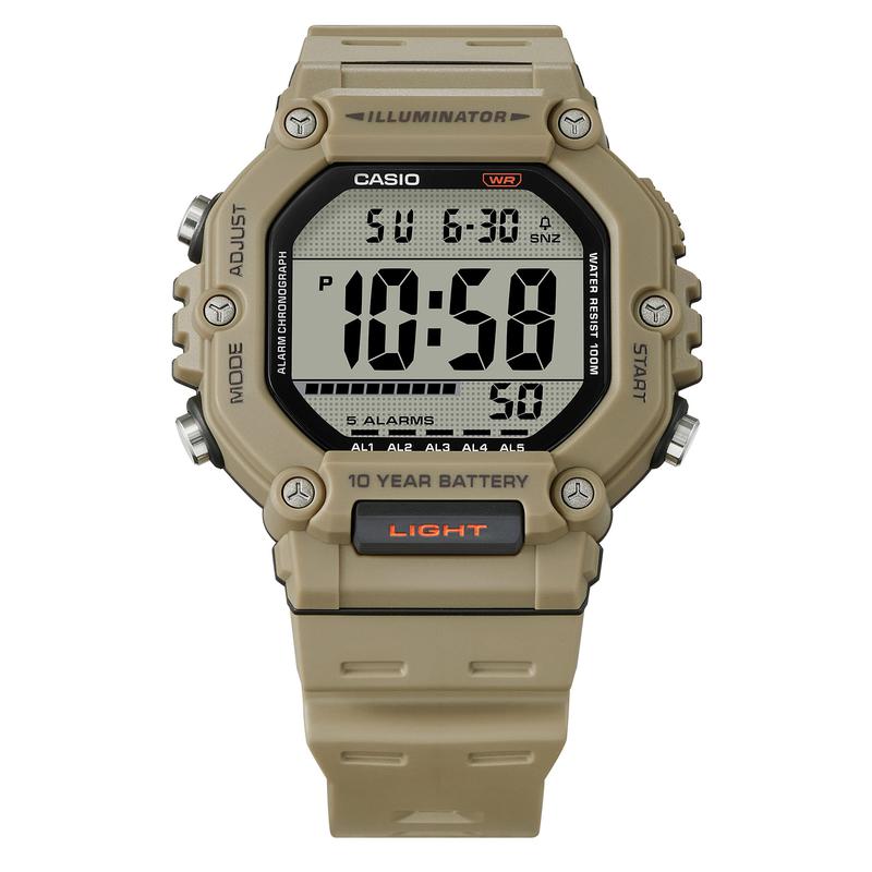 CASIO DIGITAL MENS 100M - AE-1600H-5AVDF