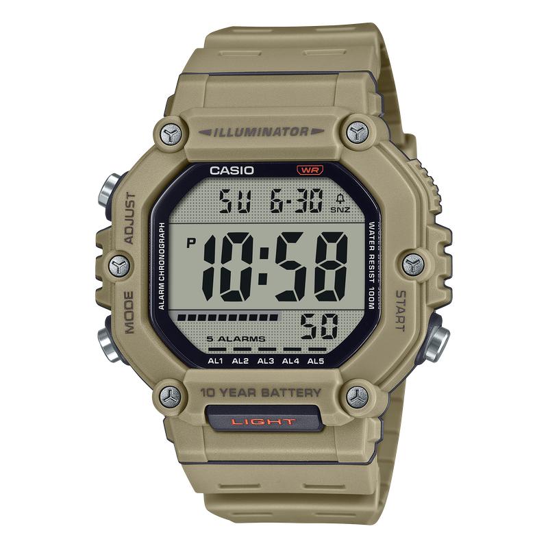 CASIO DIGITAL MENS 100M - AE-1600H-5AVDF