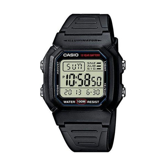 CASIO DIGITAL MENS 100M - W-800H-1AVDF