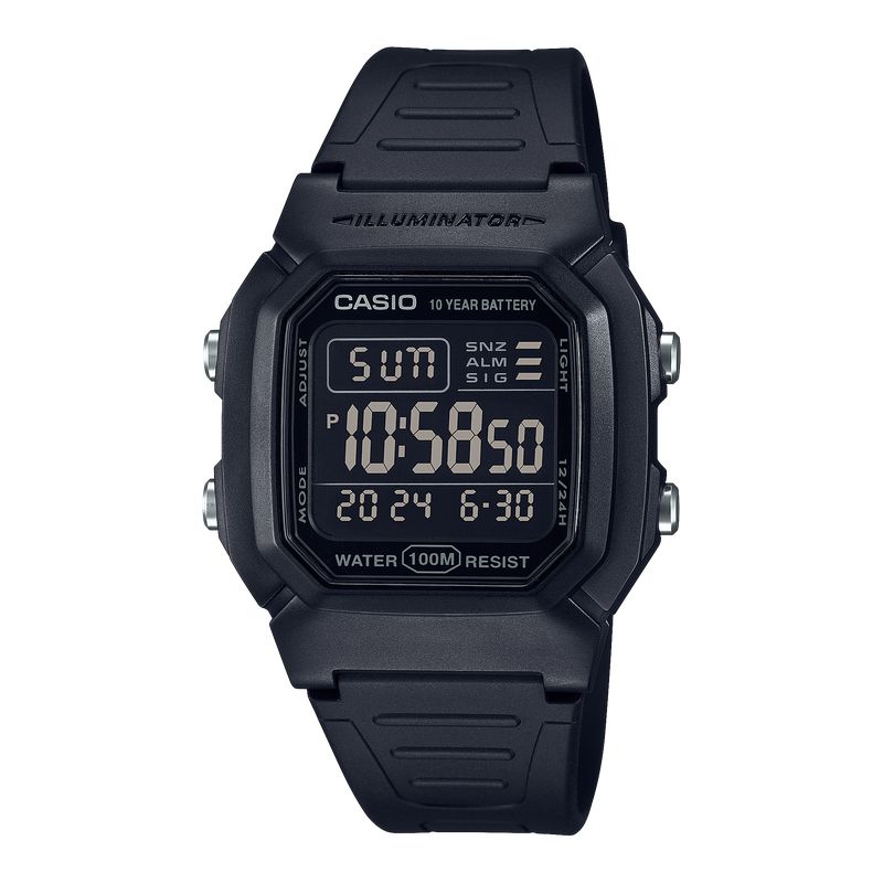 CASIO DIGITAL MENS 100M - W-800H-1BVDF