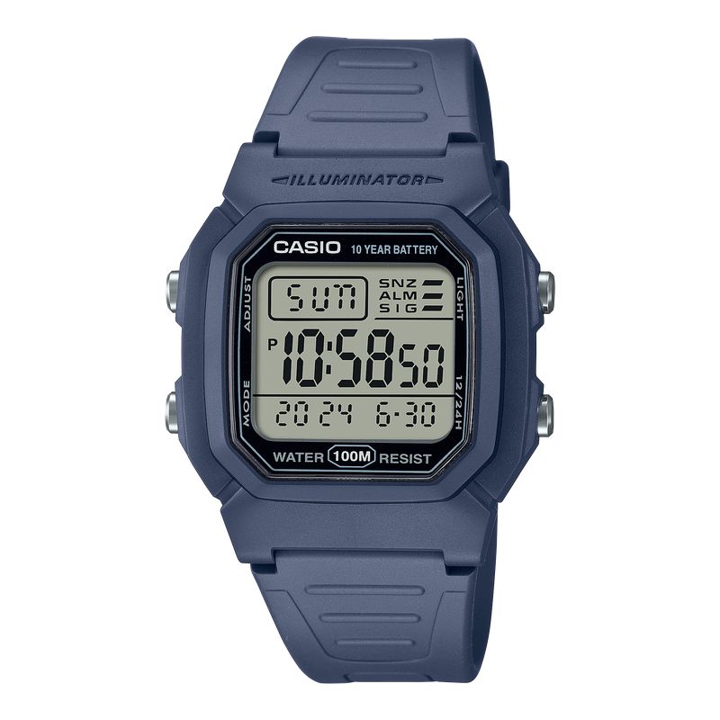 CASIO DIGITAL MENS 100M W-800H-2AVDF