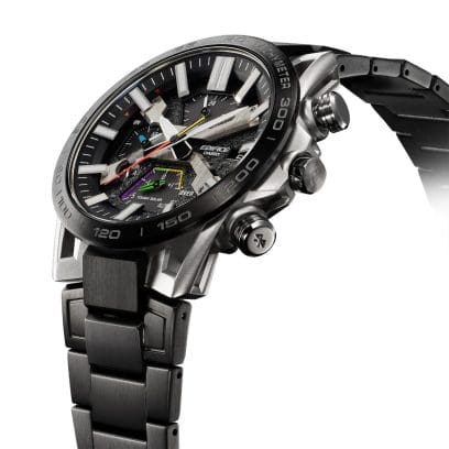 CASIO EDIFICE SOSPENSIONE MENS 100M BLUETOOTH SOLAR - EQB-2000DC-1ADR