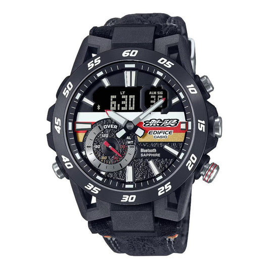 CASIO EDIFICE SOSPENSIONE MENS 100M MUGEN BLUETOOTH LIMITED EDITION - ECB-40MU-1ADR