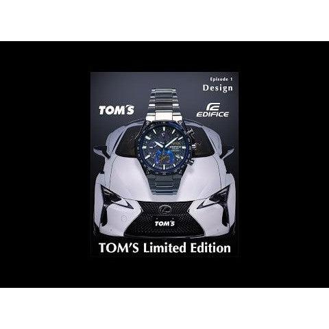 CASIO EDIFICE TOMS LIMITED EDITION MENS 100M BLUETOOTH SOLAR - EQB-1100TMS-1ADR