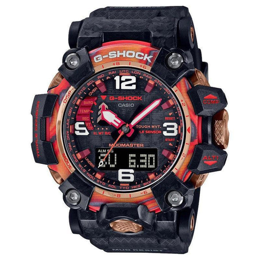 CASIO G-SHOCK 40TH ANNIVERSARY FLARE RED MUDMASTER MASTER OF G-LAND MUDMASTER MENS 200M - GWG-2040FR-1ADR