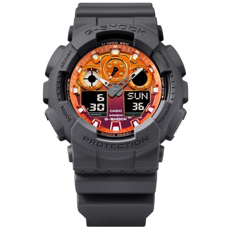 CASIO G-SHOCK ANALOG-DIGITAL - GA-100FL-8ADR