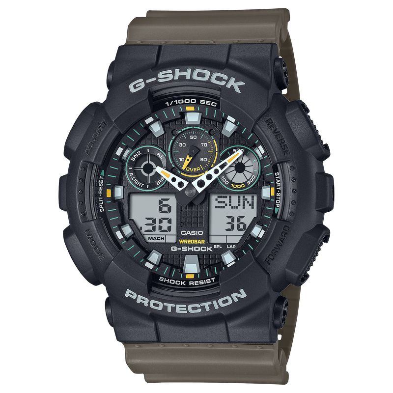 CASIO G-SHOCK ANALOG-DIGITAL - GA-100TU-1A3DR