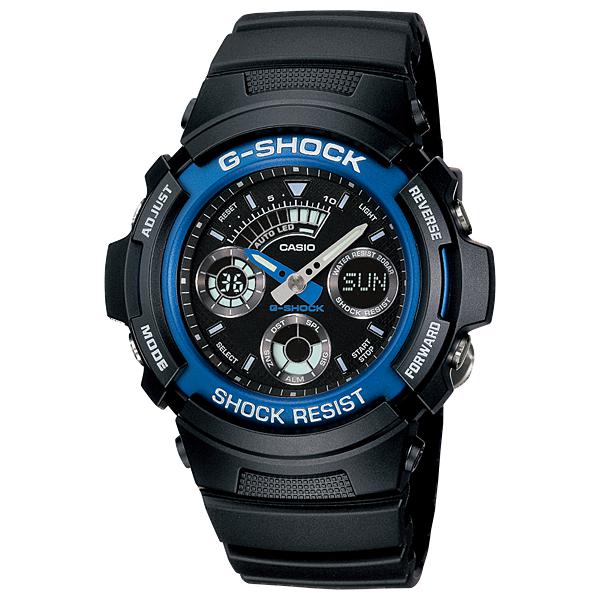 CASIO G-SHOCK ANALOG-DIGITAL MENS 200M - AW-591-2ADR