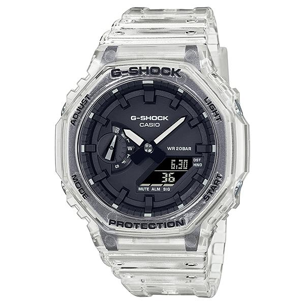 CASIO G-SHOCK ANALOG-DIGITAL MENS 200M GA-2100SKE-7ADR