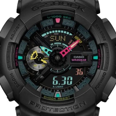 CASIO G-SHOCK ANALOG-DIGITAL SERIES - GA-110MF-1ADR