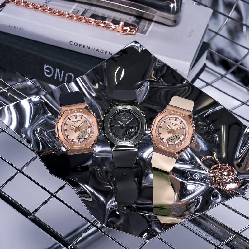 CASIO G-SHOCK ANALOG-DIGITAL WOMENS - GM-S2110PG-4ADR