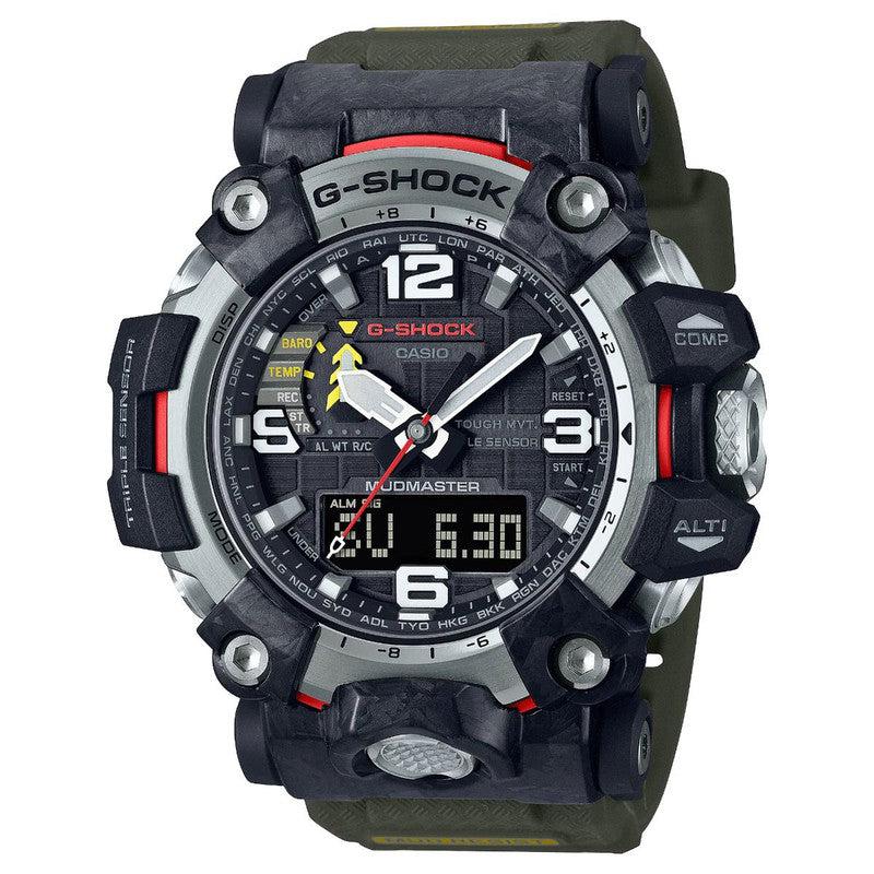 CASIO G-SHOCK MASTER OF G-LAND MUDMASTER MENS 200M CARBON CORE TRIPLE SENSOR - GWG-2000-1A3DR