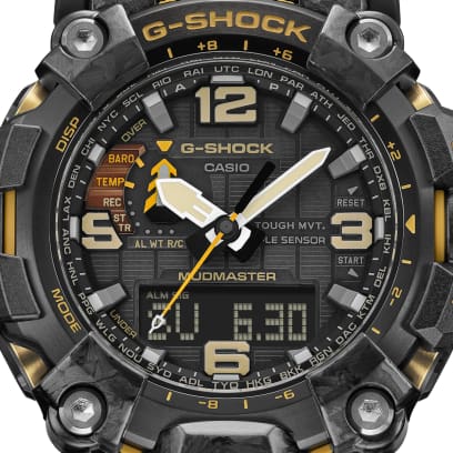 CASIO G-SHOCK MASTER OF G-LAND MUDMASTER MENS 200M CARBON CORE TRIPLE SENSOR - GWG-2000-1A5DR