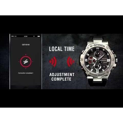 CASIO G-SHOCK MENS 200M G-STEEL - GST-B100B-1A3DR