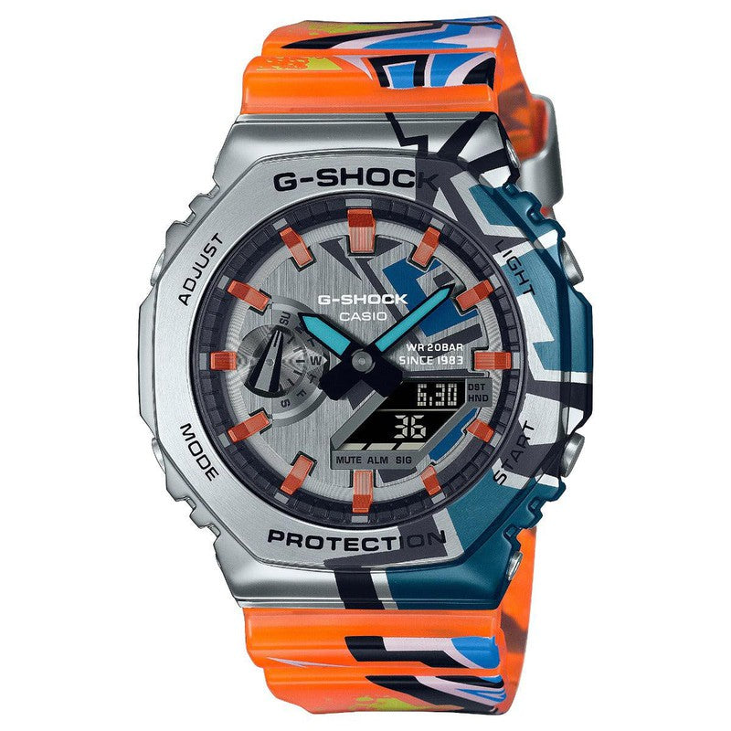 CASIO G-SHOCK MENS 200M GRAFFITI LIMITED EDITION - GM-2100SS-1ADR