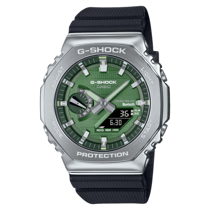 CASIO G-SHOCK MEN'S G-STEEL BLUETOOTH SOLAR - GBM-2100A-1A3DR