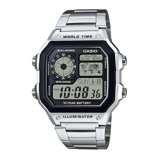 CASIO STANDARD COLLECTION MENS 100M - AE-1200WHD-1AVDF