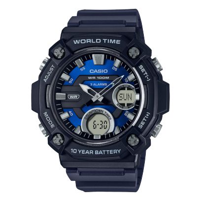 CASIO STANDARD COLLECTION MENS 100M - AEQ-120W-2AVDF