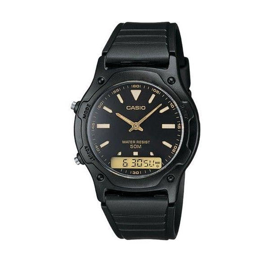 CASIO STANDARD COLLECTION MENS 50M - AW-49HE-1AVUDF