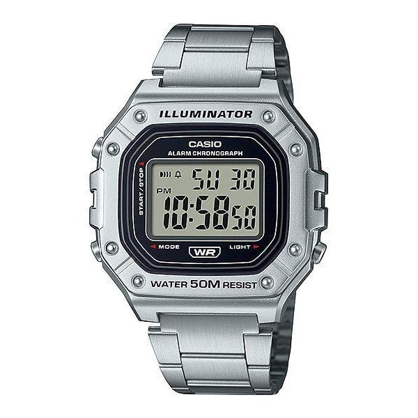 CASIO STANDARD COLLECTION MENS 50M - W-218HD-1AVDF