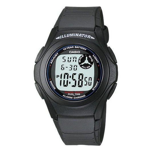 CASIO STANDARD COLLECTION MENS WR - F200W-1AUDF