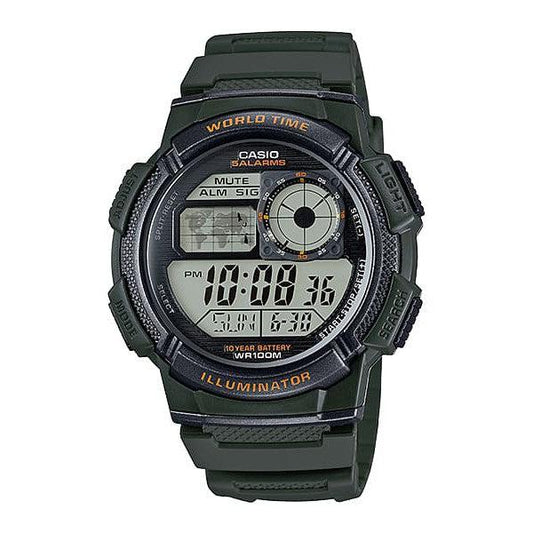 CASIO STANDARD DIGITAL 100M - AE-1000W-3AVDF